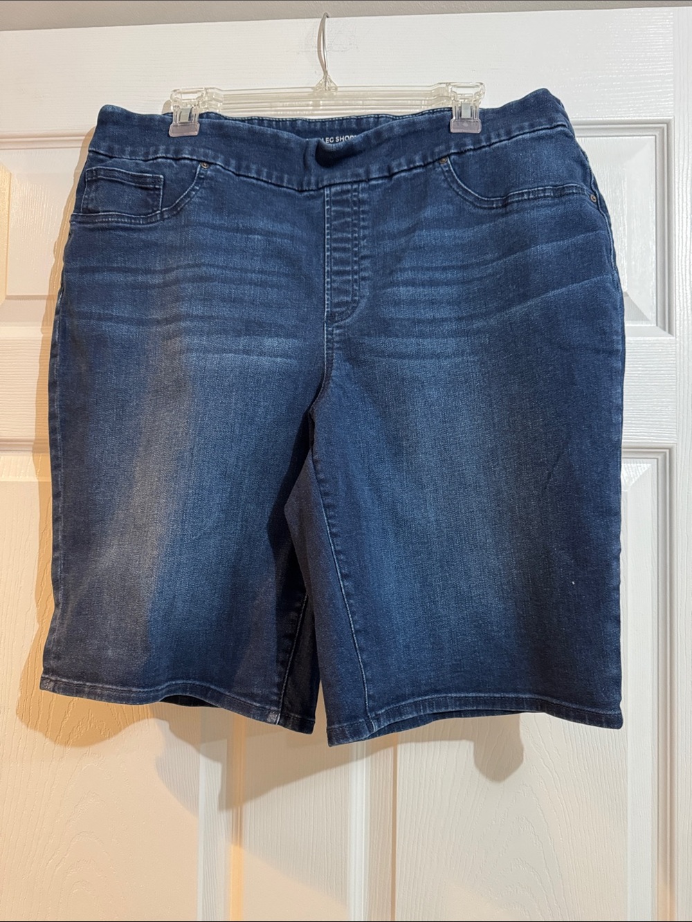 Women’s Chico’s Denim Bermuda Shorts - Dark Blue